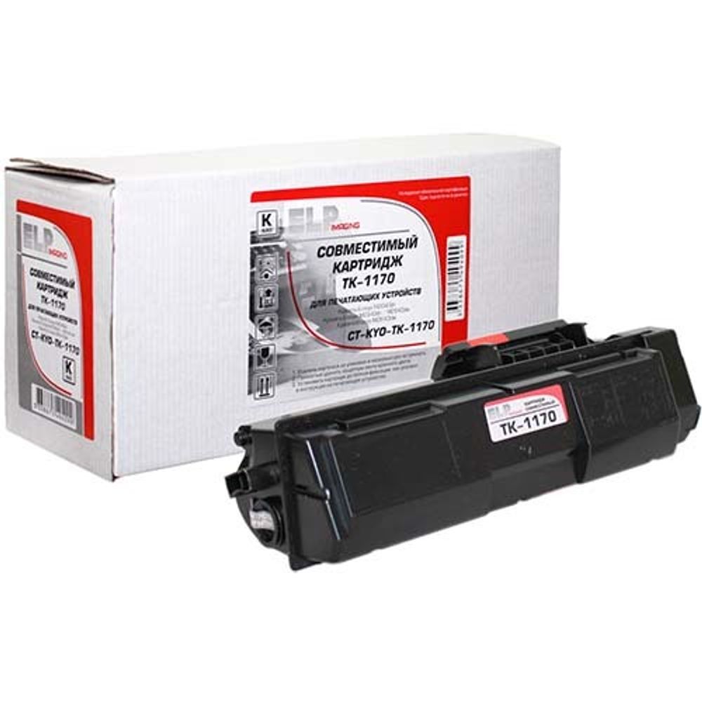 Тонер-картридж ELP, аналог Kyocera TK-1170 для M2040DN/M2540DN/DW/M2640IDW (7.2K)