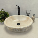 Раковина из оникса Erozy White EO-62306 53*40*16 0104