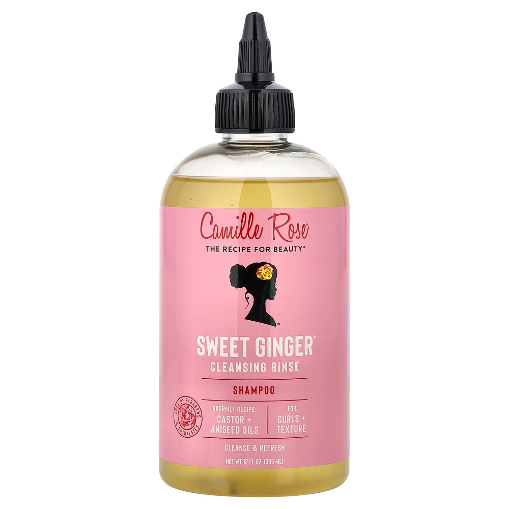 Camille Rose, Sweet Ginger™, очищающий шампунь-промывание, касторовое и анисовое масло, 355 мл (12 жидк. унций)
