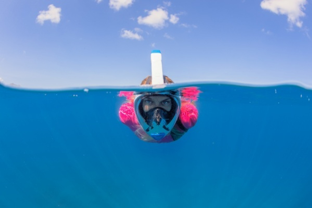 Маска полнолицевая OCEANREEF UNO для сноркелинга