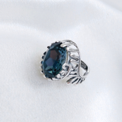 "Экрен Aurora" кольцо в серебряном покрытии из коллекции "Заповедник" от Jenavi