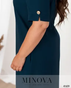 Платье 0142-синий Minova