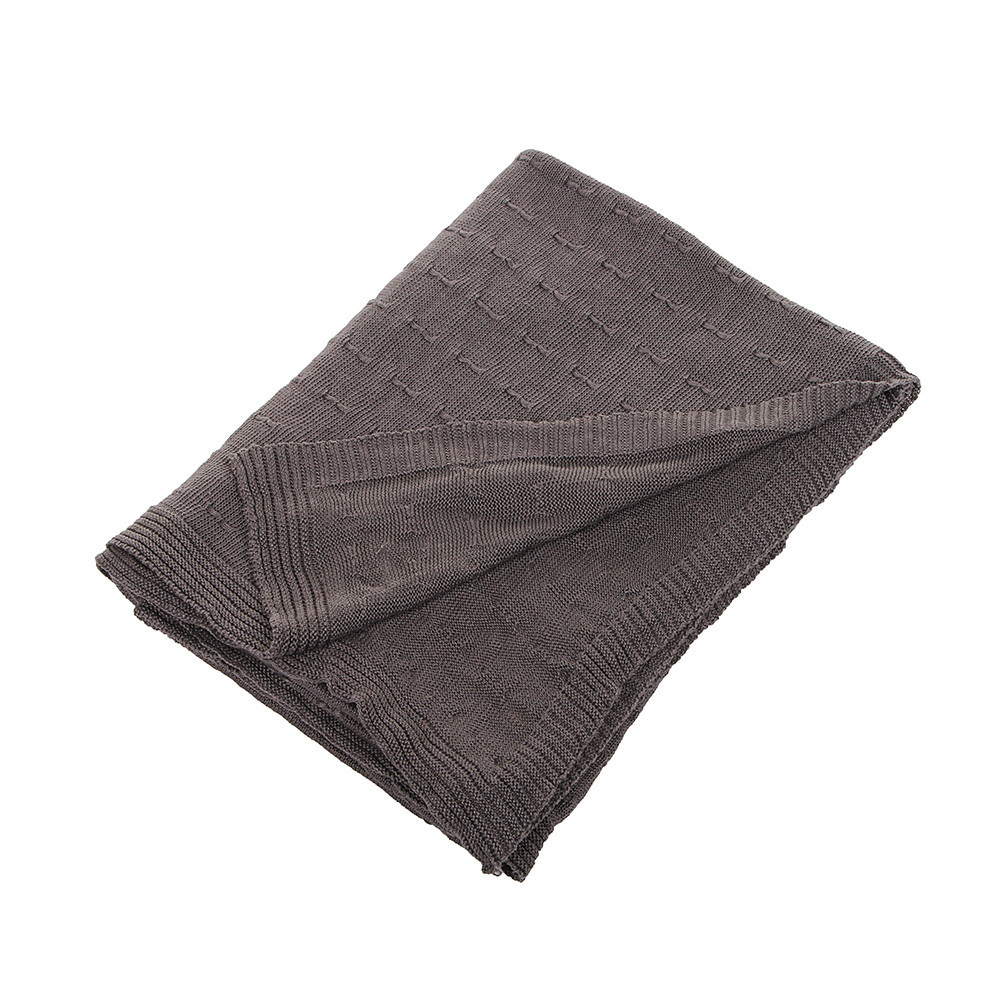 Плед 130х180 Hanim от Hamam темно-серый Турция