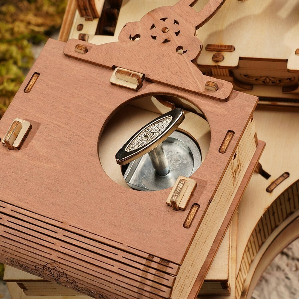 Деревянный конструктор "Волшебный Рояль" музыкальная шкатулка (ROKR)