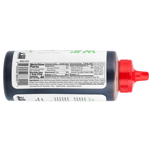 Bachan's, японский соус для барбекю, юдзу и цитрус, 482 г (17 унций)