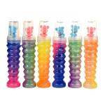 Лизун в колбе 380г с животным, 4 цвета микс, с-30811