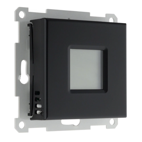 Терморегулятор с датчиками температуры пола и воздуха Comfort ECO/SWM 16А 250В, программируемый, черный матовый LIREGUS