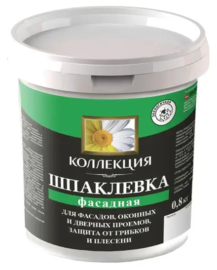КОЛЛЕКЦИЯ Шпаклевка Фасадная 0,8кг (ИжСинтез)