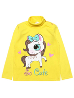 Водолазка д/дев интерлок р.98 желт (Bonito) BK007D