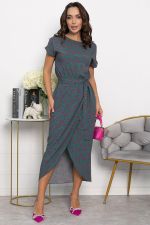 Платье Небесная симфония (зеленое) П15793-12М LT Collection