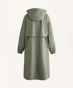 Oysho Сверхлегкий плащ с водонепроницаемостью 10 000 мм, светлый хаки