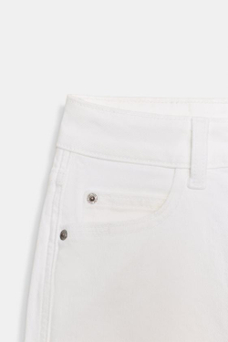 ZARA ДЖИНСЫ Z.01 MOM FIT С ВЫСОКОЙ ПОСАДКОЙ, БЕЛЫЙ