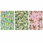 Тетради 40 л. в линию обложка SoftTouch, НАБОР 3 шт., бежевая бумага 70 г/м2, сшивка, А5 (147х210 мм), FLORA, BRAUBERG, 403798