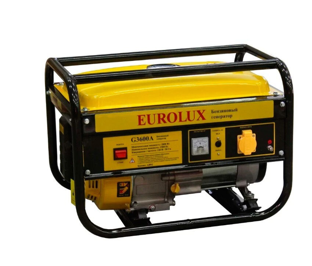 Бензиновый генератор (2.8 кВт) EUROLUX G3600A
