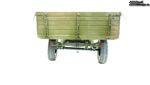 Single-axle flatbed trailer 755. Scale 1/10