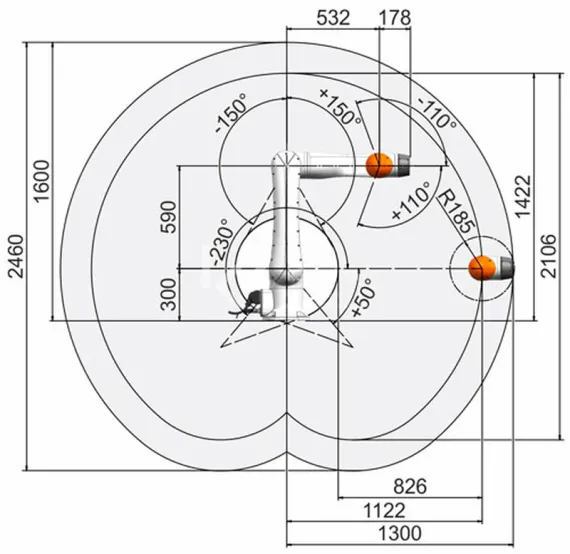 Промышленный робот LBR iisy Cobot, LBR iisy 11 R1300
