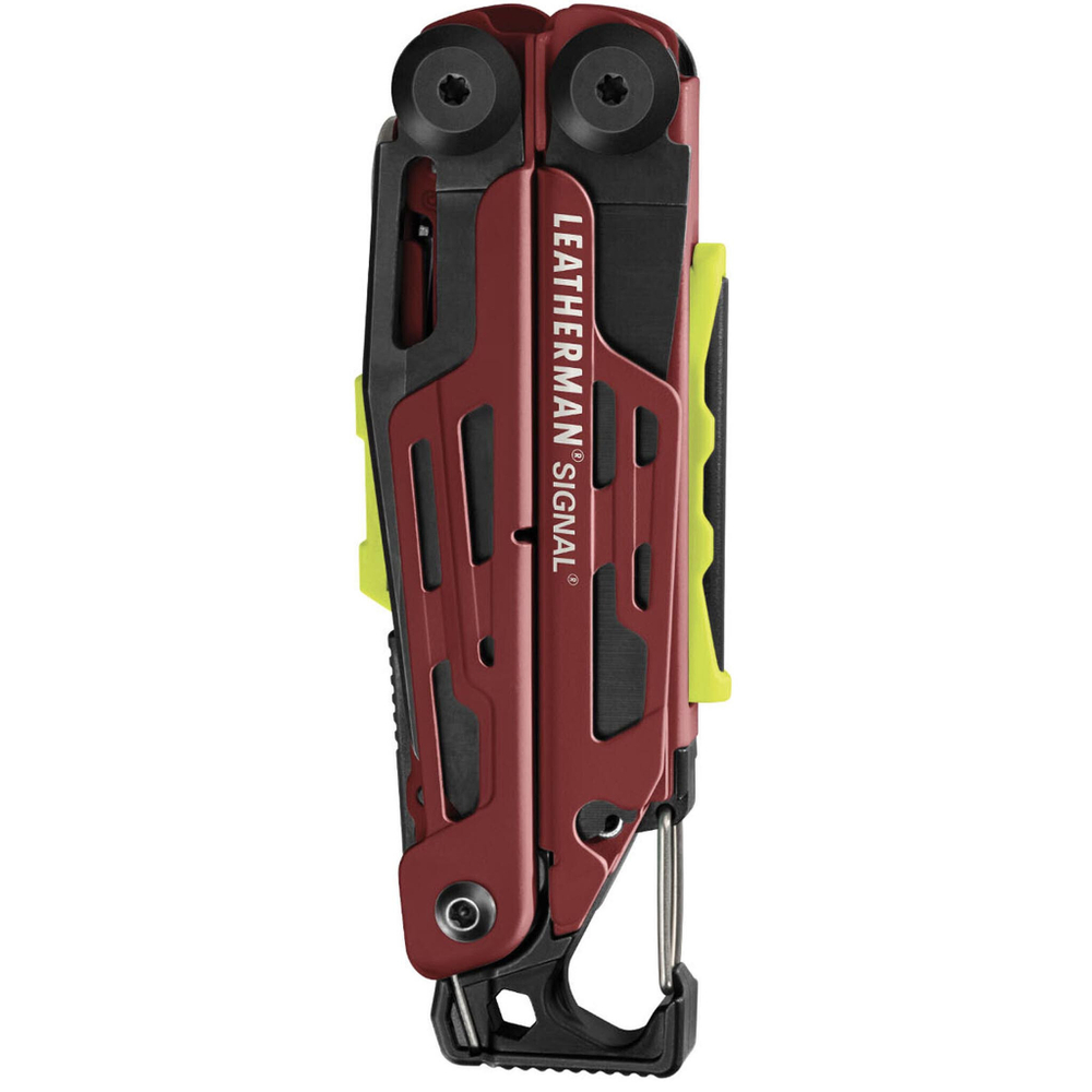Мультитул Leatherman Signal, 19 функций, бордовый, нейлоновый чехол