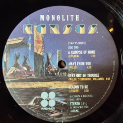 Винтажная виниловая пластинка LP Kansas Monolith (Japan 1979) (Obi) People Of The South Wind 25AP 1590