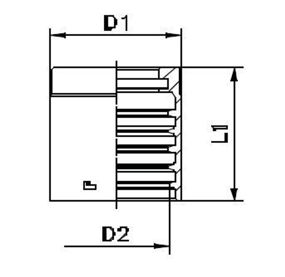 Муфта DN 20 4SP/4SH