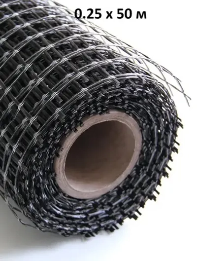 Сетка 25х25 (0.25 х 50 м) кладочная базальтовая для кладки блоков