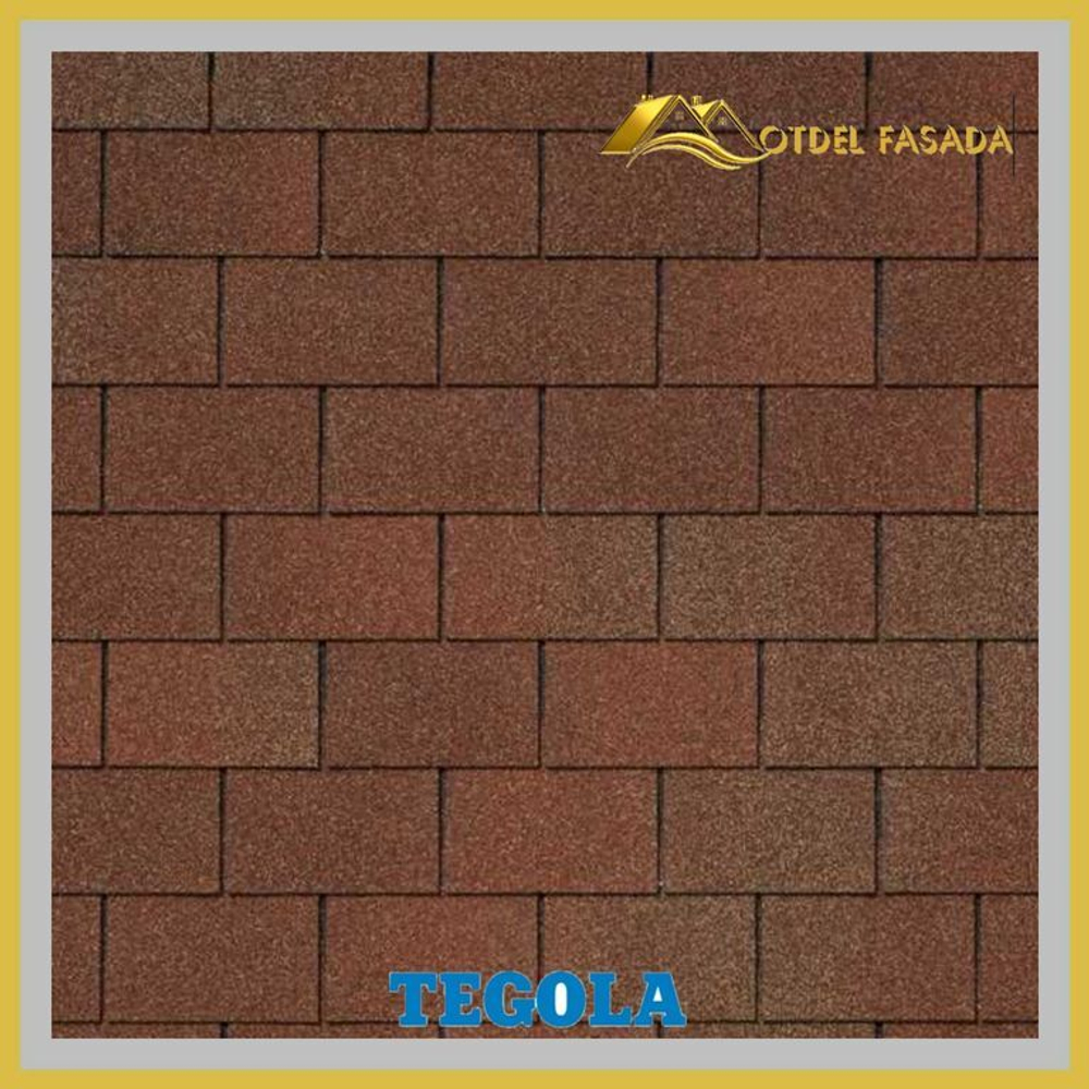 Гибкая черепица TEGOLA TOSCANA Terracotta 406 2,9м2