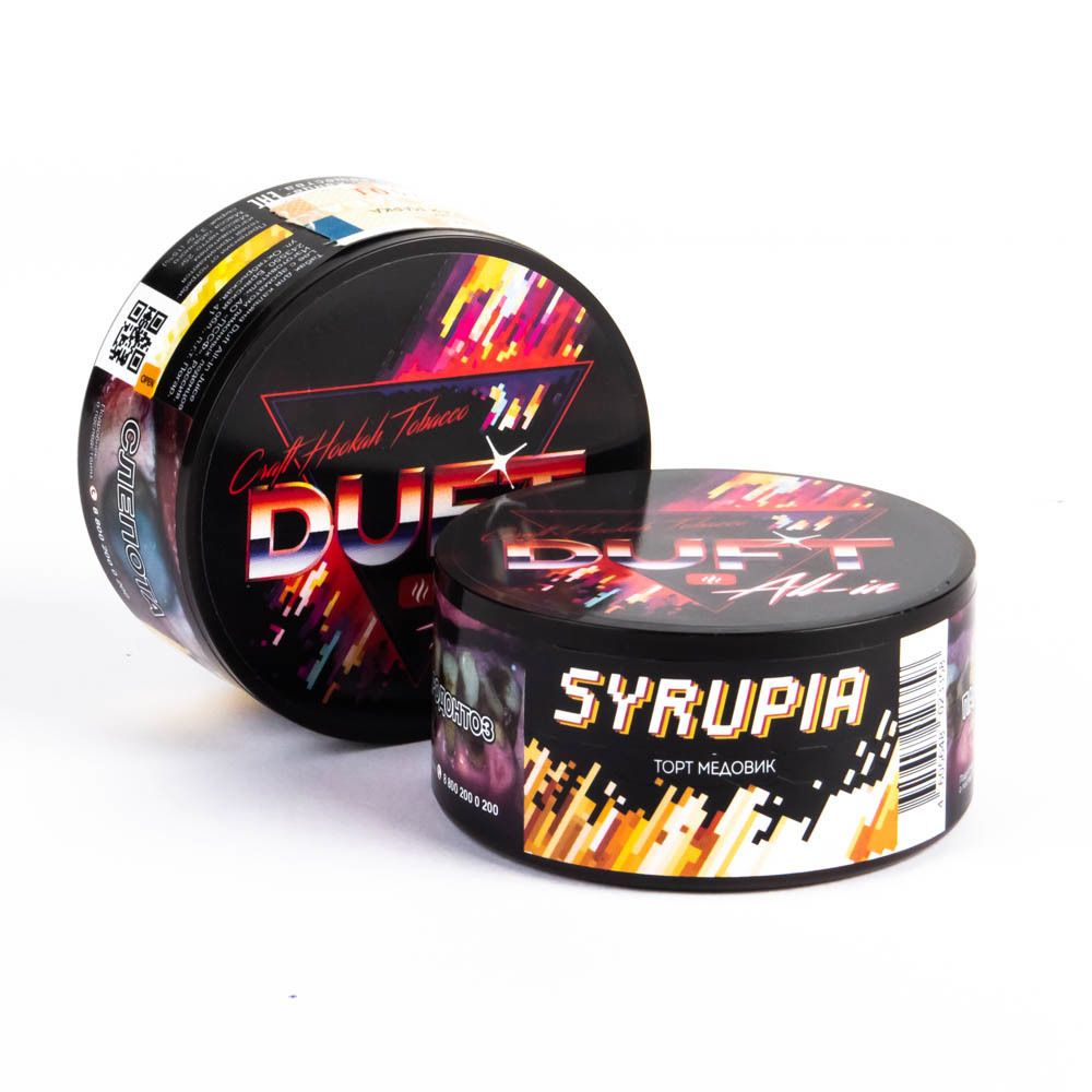 Табак Duft All-In Syrupia 25 гр (Торт Медовик)