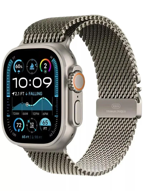 Смарт-часы Ultra 2 49 мм, титан, Milanese, M