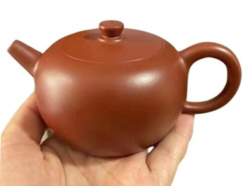 259304 Чайник ИСИН "ЦЗЮЛУНЬ ЧЖУ" (Гигантская жемчужина), 160мл, в подар.коробке, глина красн