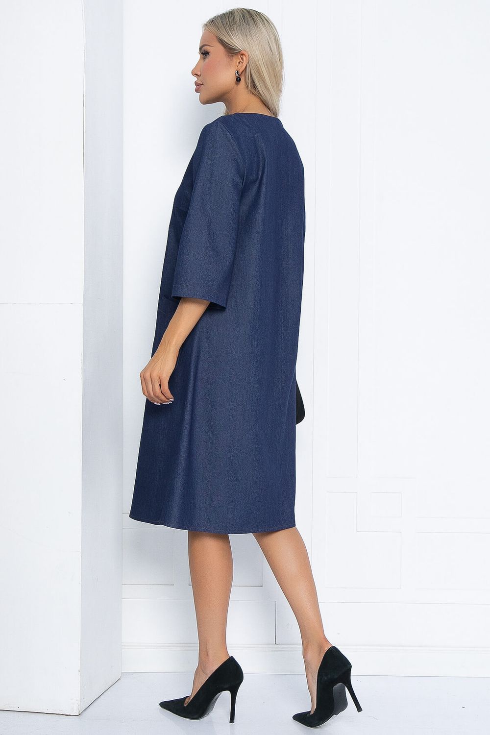 Платье Рита НЬЮ (джинс) П12440-2 LT Collection