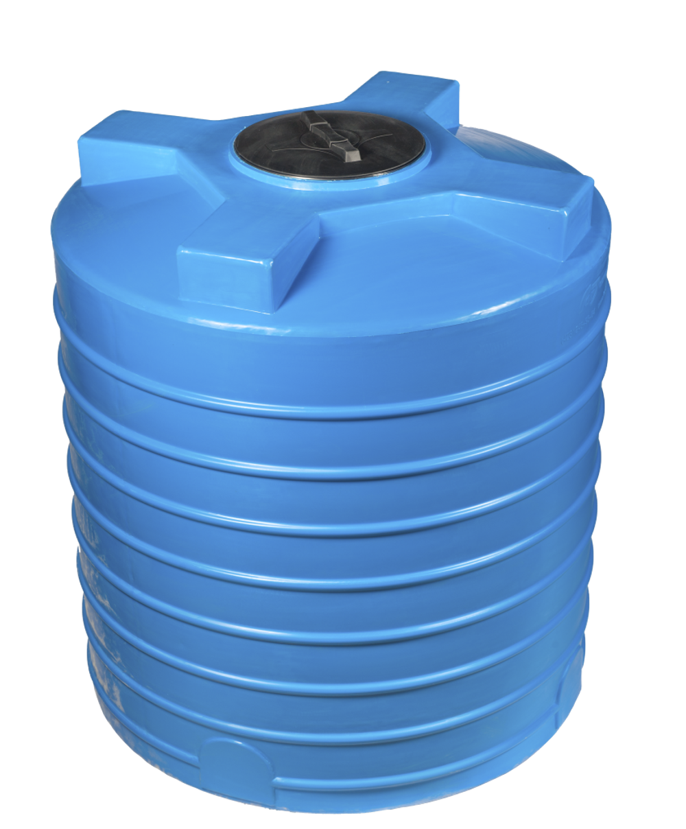 Емкость Ц3000 Хромов 3000 л. вертикальный (1620x1620x1770см;синий) - арт.560951