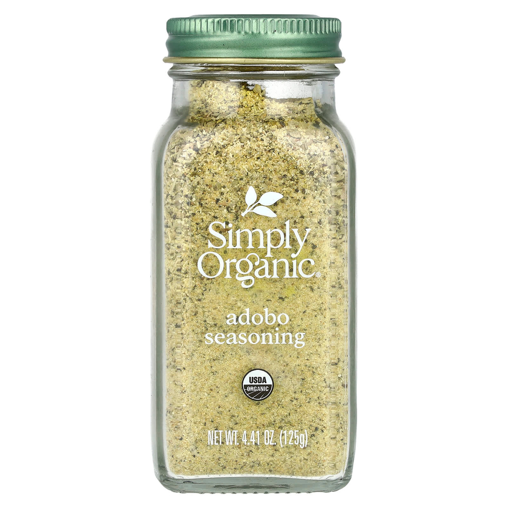 Simply Organic, Приправа Adobo, 125 г (4,41 унции)