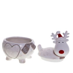 GAEM Конфетница "Северный олень", 600 мл, L14 W12 H18,5 см, 2в.