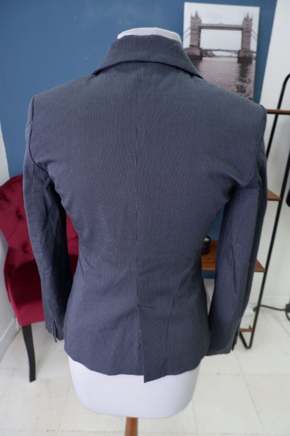 Пиджак Mango в полоску 42 размер