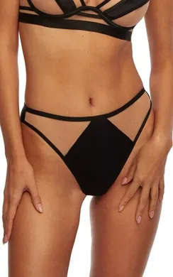 932/2-S LOU BLACK Трусы стринги