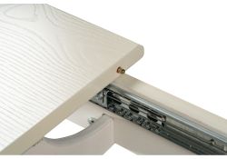 Деревянный стол Арктоис 109(149)х75х75 слоновая кость