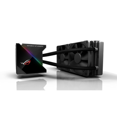 СЖО ASUS ROG RYUJIN 240, AIO, 2x120mm fan, 60mm fan, RGB, BOX