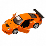 Модель 1:39 Porsche 911 GT3 RSR, оранжевый, инерция, откр. двери