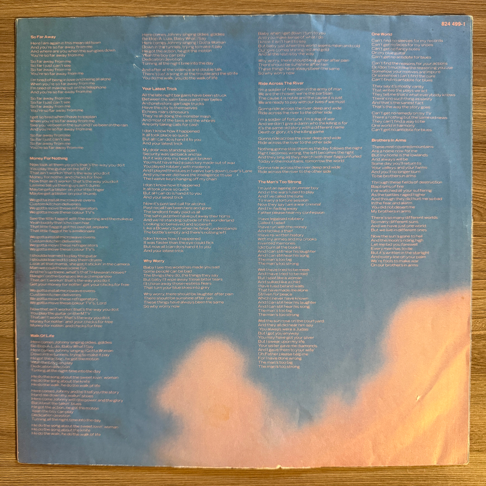 Виниловая пластинка Dire Straits - Brothers In Arms LP