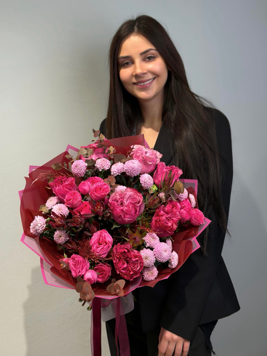 Букет "Малиновое чудо"