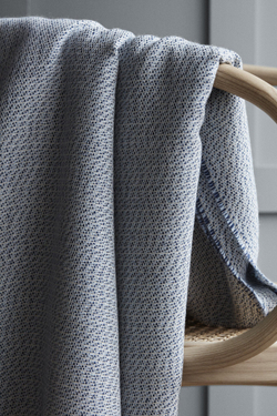 Плед 130x200 Elvang Breeze Delph-Atlantic-White Дания вид