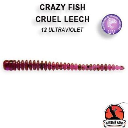 CRUEL LEECH 8-55-12-6 Силиконовые приманки Crazy Fish