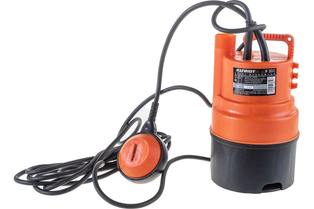 Дренажный насос PATRIOT F 300 NEW 315302417