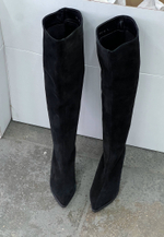 Ботфорты // Black // Suede