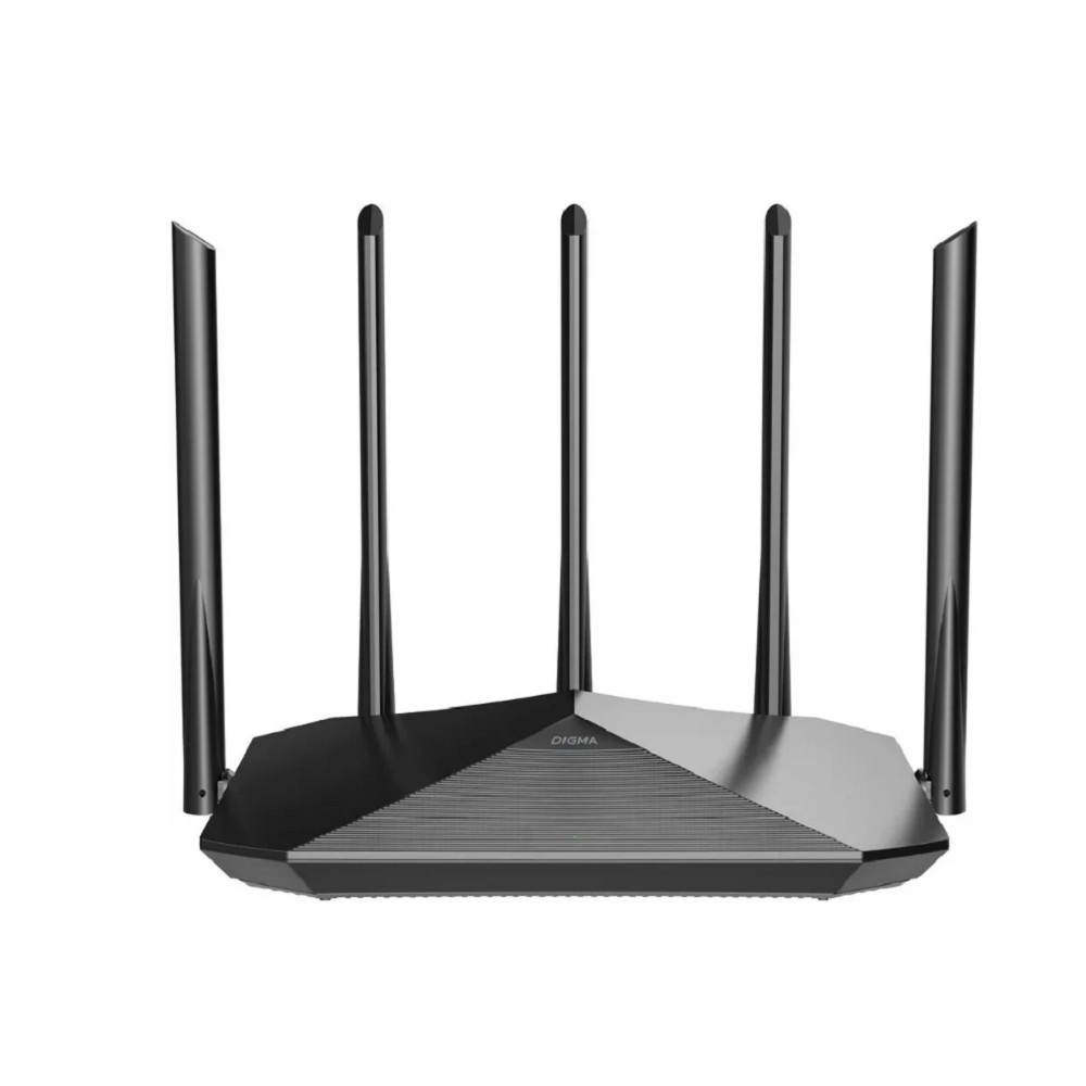 Digma DWR-AX1501 Роутер беспроводной AX1500 10/100/1000BASE-TX черный