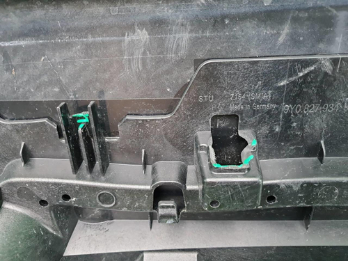 Спойлер крышки багажника Porsche Cayenne 3 (17-23)