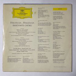 Винтажная виниловая пластинка LP Berliner Handel Chor, Radio Symphonie Orchester Berlin, G nther Arndt Halleluja Halleluja (Germany 1977)