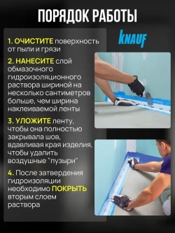 лента гидроизоляционная Кнауф 10 м