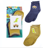 Носки для девочек LB904 20р. син-горч. с наклейками, 1 шт.