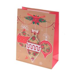 GAEM Пакет подарочный (бумага 210г/м2, блок микс 12шт), L26 W10 H32 см, 4в.