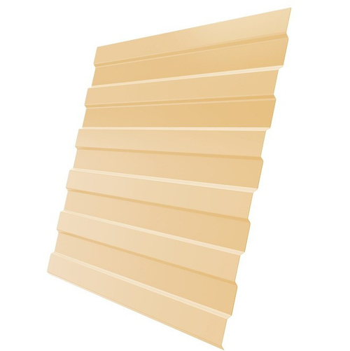 Профнастил C8 Железный Форт Pe 0,4 мм RAL 1014 слоновая кость